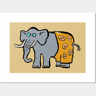 pizza-pant-o-phant Posters and Art